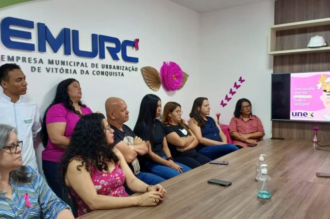 Emurc promove ação de conscientização sobre o câncer de mama em programação do Outubro Rosa