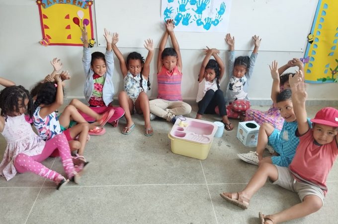 Cmei Frei Graciano realiza projeto “Lavar as mãos para evitar doenças”
