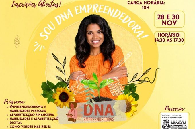 Prefeitura abre inscrições do curso de empreendedorismo para mulheres