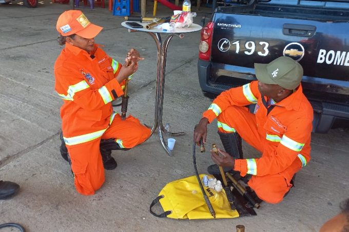 Brigadistas da Semma participam de curso de manutenção de equipamentos