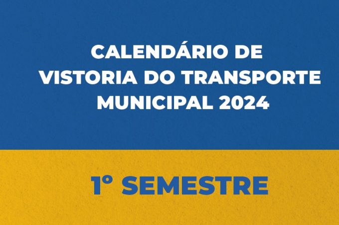 Secretaria de Mobilidade Urbana informa calendário de vistoria dos veículos de transporte público urbano e rural