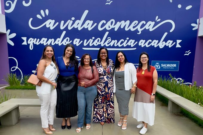 Representantes de Conquista visitam Prefeitura de Salvador para troca de experiências sobre políticas para mulheres