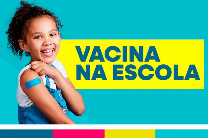 Vacina na Escola estará no Centro Municipal de Educacional Infantil Vila América imunizando crianças nesta terça, 27