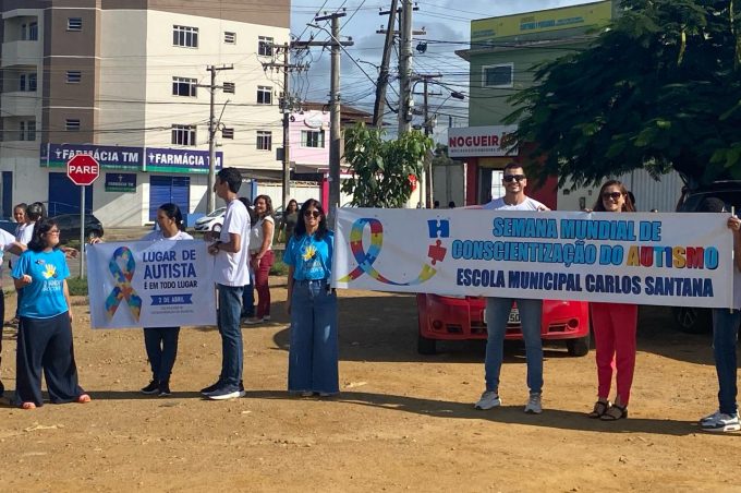 Escolas Municipais realizam mobilização em referência ao Dia Mundial de Conscientização do Autismo