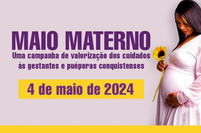 Abertura da Campanha Maio Materno será neste sábado com uma atividade voltada para as gestantes
