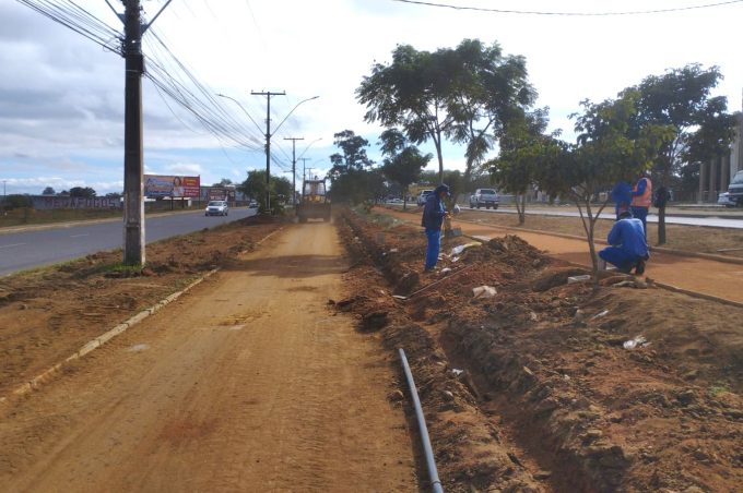 Acelera Conquista: Prefeitura prossegue com segunda etapa de revitalização da Avenida Brumado