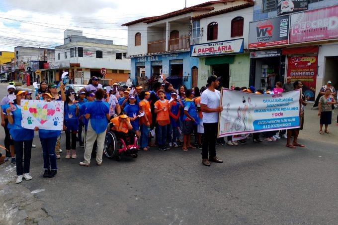 Escola Municipal Padre Aguiar finaliza 7ª edição do projeto “Escola e família de mãos dadas com a inclusão: convivendo e respeitando o outro”