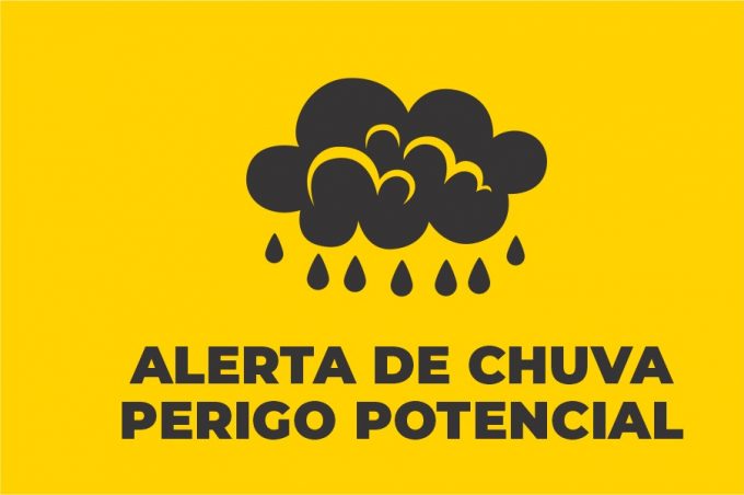 Inmet divulga previsão de alerta amarelo de chuvas deste domingo até terça-feira, 21