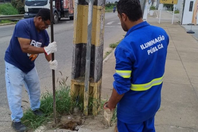 Sesep restabelece iluminação em trechos da Avenida Integração, após furto de fios