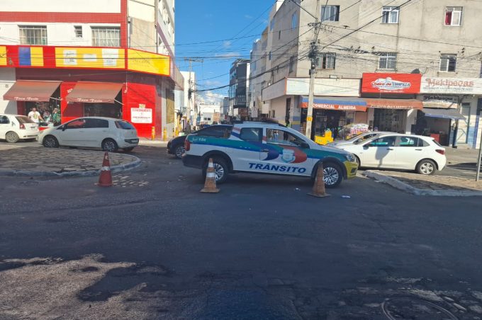 Samu, Sintrans e Guarda Municipal prestaram apoio em operação policial no centro da cidade