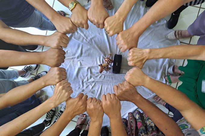 Secretaria Municipal de Educação realiza formação com Práticas Circulares no Cmei Paulo Freire