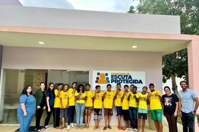 Complexo de Escuta Protegida e Cidca recebem visita de adolescentes da Pastoral do Menor e estudantes da Fainor