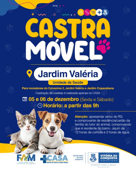 Foto: Reprodução/Prefeitura de Vitória da Conquista - BA