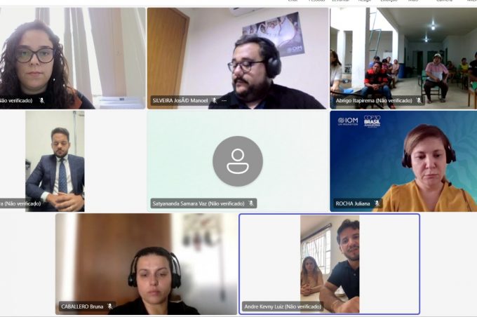 Semdes dialoga com Prefeitura de Montes Claros e migrantes venezuelanos indígenas sobre deslocamentos entre os municípios