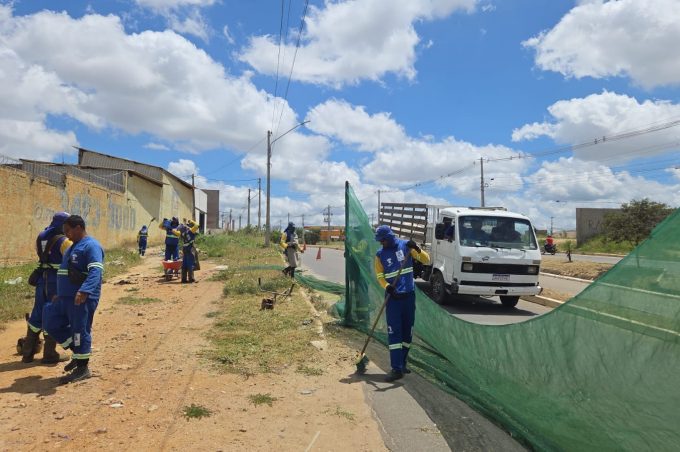 Sesep segue com mutirões de limpeza pela cidade. Cronograma desta semana vai de 29 de dezembro a 3 de janeiro