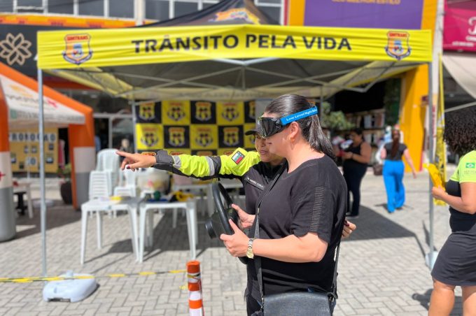 Simtrans realiza Campanha Educativa de Trânsito na Praça Nove de Novembro nesta sexta-feira, 17