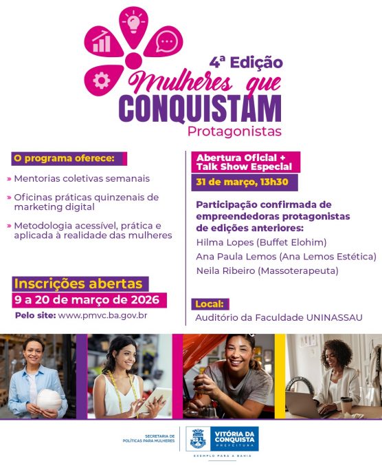 Foto: Reprodução/Prefeitura de Vitória da Conquista - BA