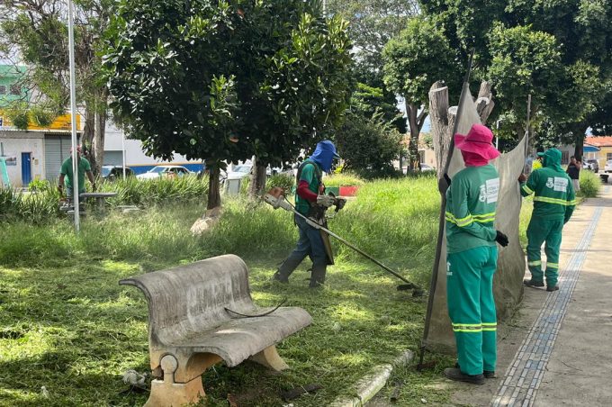 Após período de chuvas, Secretaria Municipal de Meio Ambiente intensifica serviços de manutenção e jardinagem
