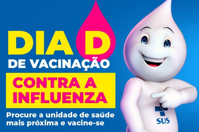 Dia D de vacinação contra a gripe será realizado neste sábado em Vitória da Conquista para crianças, gestantes e idosos