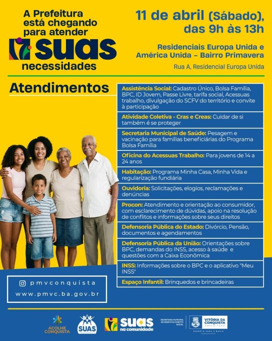 Foto: Reprodução/Prefeitura de Vitória da Conquista - BA