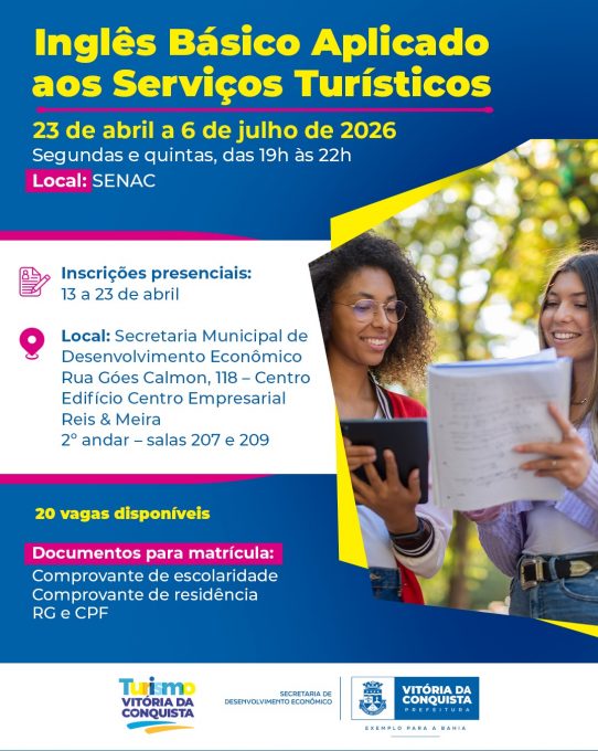 Foto: Reprodução/Prefeitura de Vitória da Conquista - BA