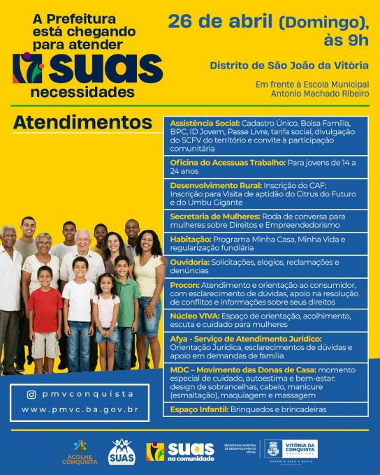 Foto: Reprodução/Prefeitura de Vitória da Conquista - BA