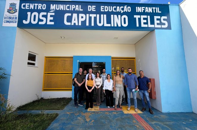 Creches municipais recebem visita técnica de equipes da Caixa Econômica e da Fundação Getúlio Vargas