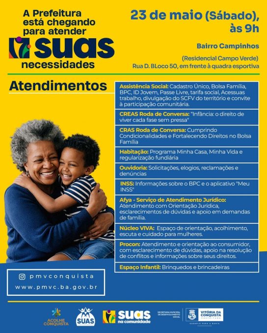 Foto: Reprodução/Prefeitura de Vitória da Conquista - BA