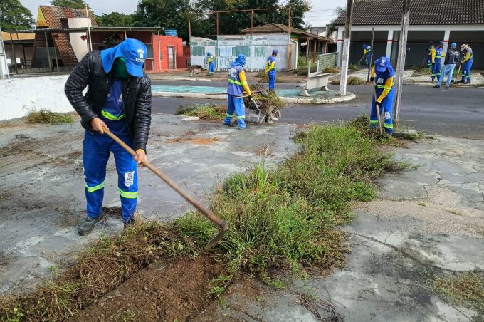 Sesep intensifica limpeza no Parque de Exposições para a realização do Arraiá da Conquista 2026