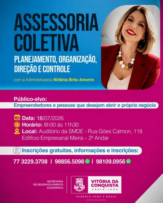 Foto: Reprodução/Prefeitura de Vitória da Conquista - BA