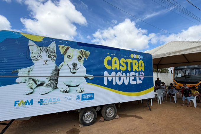 Castramóvel amplia atendimento na Lagoa das Flores e reforça controle populacional de cães e gatos