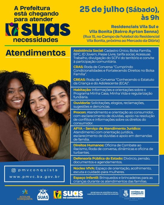 Foto: Reprodução/Prefeitura de Vitória da Conquista - BA