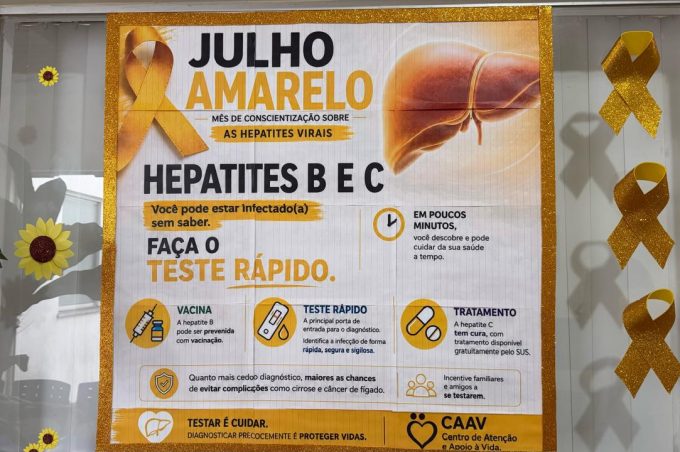Dia Mundial de Luta Contra as Hepatites Virais é marcado por testagem e ações de conscientização em Vitória da Conquista