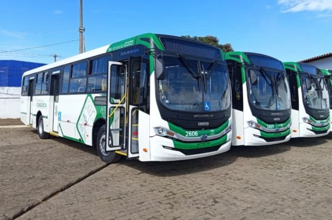 Transporte coletivo de Vitória da Conquista ganha novos ônibus e amplia qualidade e conforto para os passageiros