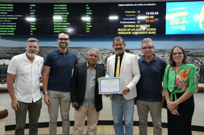 Núcleo de Patrimônio da Prefeitura recebe Moção de Aplauso da Câmara Municipal pela atuação nos processos de tombamento
