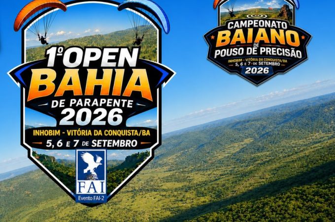1º Open Bahia de Parapente reúne pilotos de todo o Brasil em Vitória da Conquista