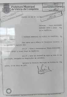 Foto: Reprodução/Prefeitura de Vitória da Conquista - BA