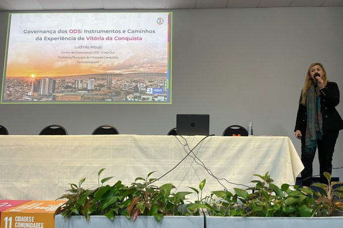 Vitória da Conquista compartilha experiências de implementação dos ODS em evento em Santa Catarina