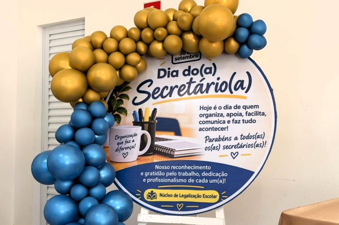 Prefeitura reúne secretários escolares em encontro de reconhecimento e valorização