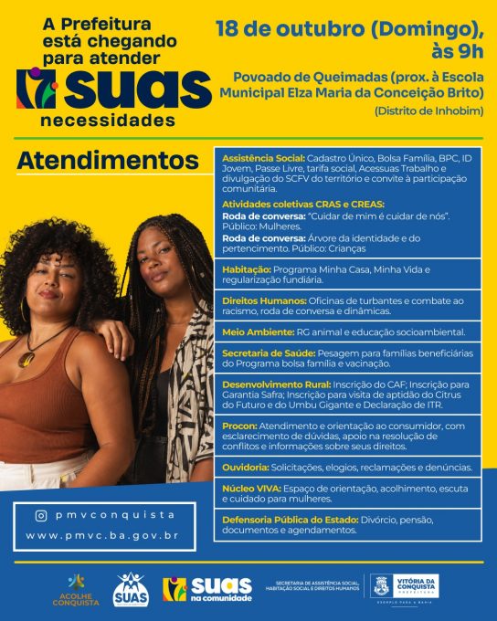 Foto: Reprodução/Prefeitura de Vitória da Conquista - BA