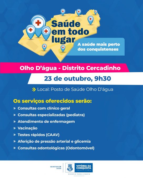 Foto: Reprodução/Prefeitura de Vitória da Conquista - BA