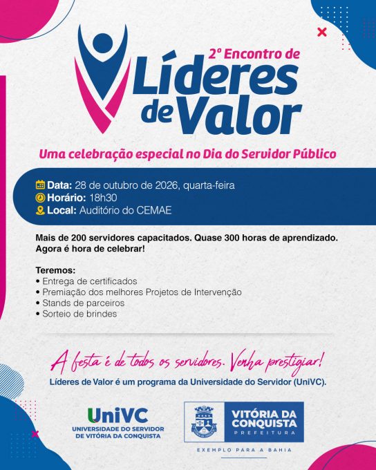 Foto: Reprodução/Prefeitura de Vitória da Conquista - BA