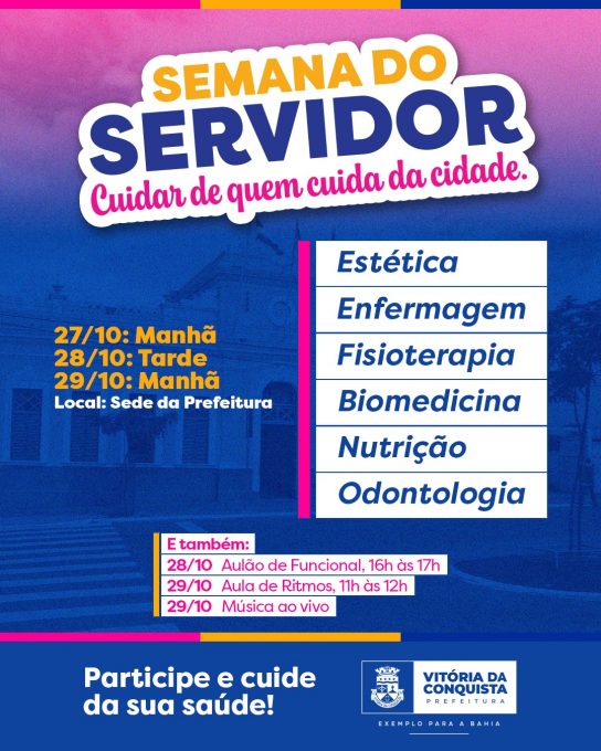 Foto: Reprodução/Prefeitura de Vitória da Conquista - BA