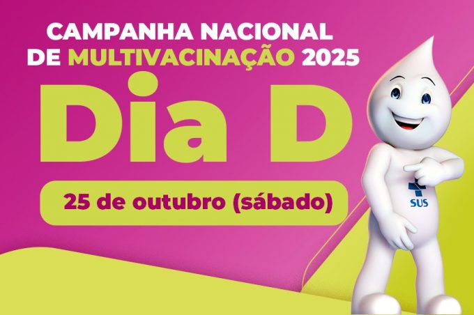 Dia D da Campanha Nacional de Multivacinação em Vitória da Conquista acontece neste sábado, 25
