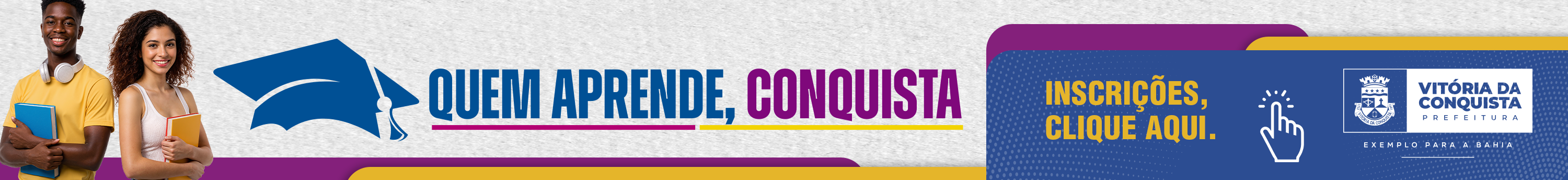 Quem aprende, Conquista