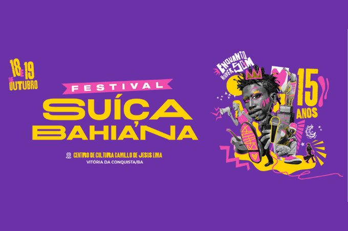 Festival Suíça Bahiana acontece nos dias 18 e 19 de outubro com atrações renomadas de nível nacional e internacional