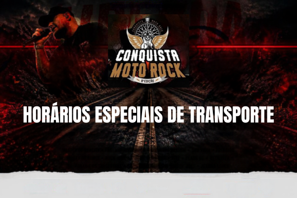 Prefeitura disponibiliza linhas especiais de ônibus para o público do Moto Rock