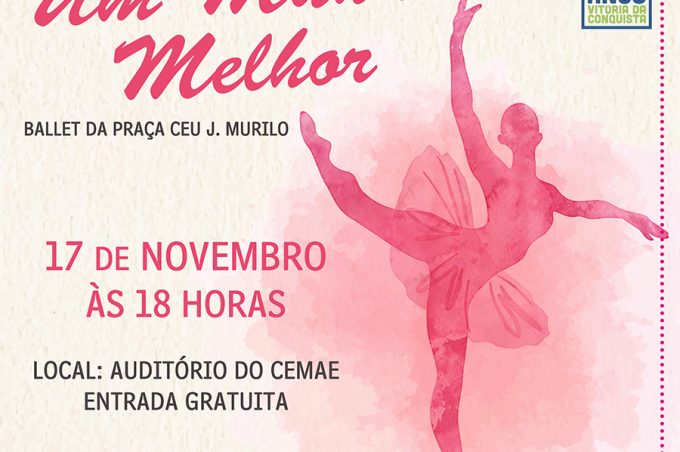 Praça CEUs J. Murilo prepara espetáculo de ballet