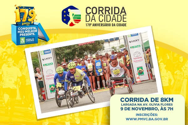 Corrida da Cidade: Confira o prazo para a retirada dos kits