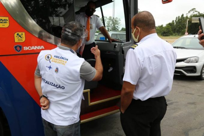 Vigilância Sanitária participa de fiscalização de transporte interestadual